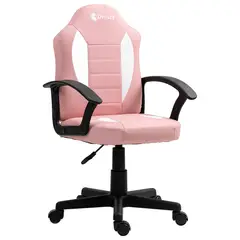 DREIZT - Silla Gamer Play Series Rosado Altura Regulable Infantil Niña