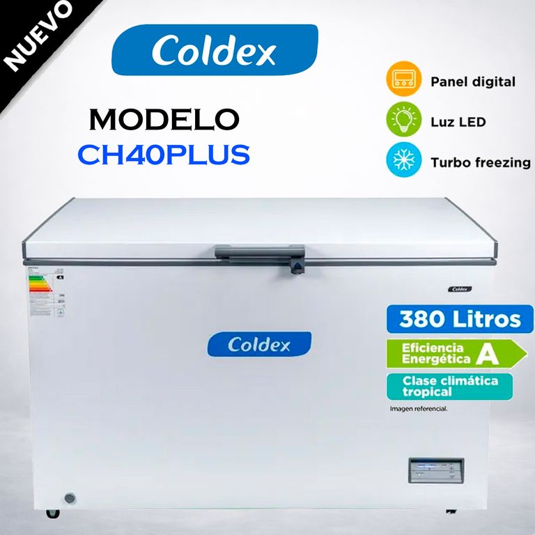 Congeladora 380LT CH40PLUS Blanco