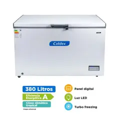 COLDEX - Congeladora 380LT CH40PLUS Blanco