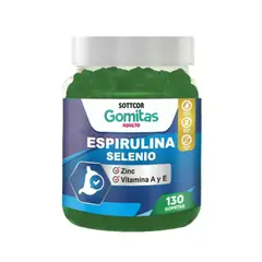SOTTCOR LABS - Sottcor Gomitas de Espirulina - Frasco de 130 Gomitas
