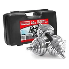 ALPHA GYM - Maletín de pesas y mancuernas multifuncionales de 30 kg