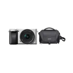 SONY - Cámara Alpha ILCE-6400K + Maletín LCS-U21 de regalo