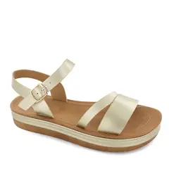 IMPULS - Sandalias Cuña Mujer Sarai01 Oro
