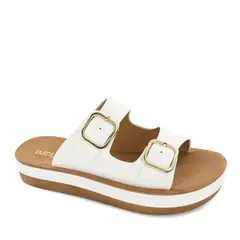 IMPULS - Sandalias Cuña Mujer Sarai02 Blanco