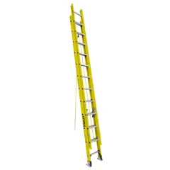 STANLEY - ESCALERA TELESCOPICA 24 PELDAÑOS DIELECTRICO FIBRA DE VIDRIO