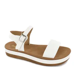 IMPULS - Sandalias Cuña Mujer Sarai03 Blanco