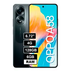 OPPO - A58 128GB 6GB RAM Negro