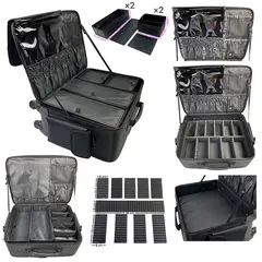 PIA COPELLO STORE - Maleta de Maquillaje con Ruedas Grande