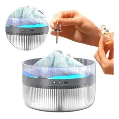 PREMIUM - Humidificador De Aire Aromatizador Modelo Volcán 2l Rgb Negro