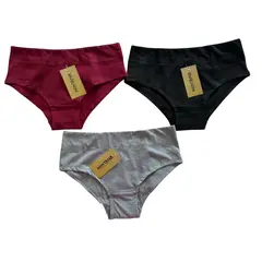 MINTANA - PACK 3 HIKINI ALGODON MUJER PASTELES