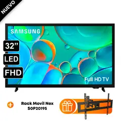 SAMSUNG - Televisor 32 FHD Smart TV UN32H5000FG + Rack
