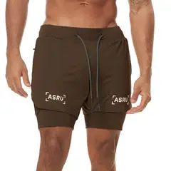 GENERICO - SHORT DEPORTIVO HOMBRE ASRU-SHORT GYM- ROPA DEPORTIVA HOMBRE