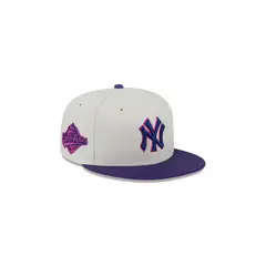 NEW ERA - Gorra 59Fifty MLB New York Yankees Lifestyle Collection White Purple
