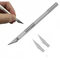 GENERICO - Cutter Bisturi con 2 Cuchillas De Repuesto