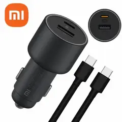 XIAOMI - Cargador de Auto 100W Carga Rápida Doble Puerto 1A1C