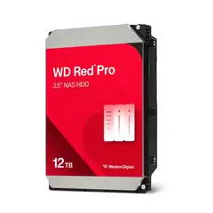 WESTERN DIGITAL - DISCO DURO INTERNO RED 12TB 35 7200RPM PN WD122KFBX