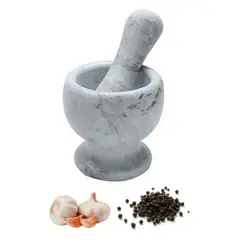 NACIONAL - Mortero de Mármol Deco Home con Machacador Gris