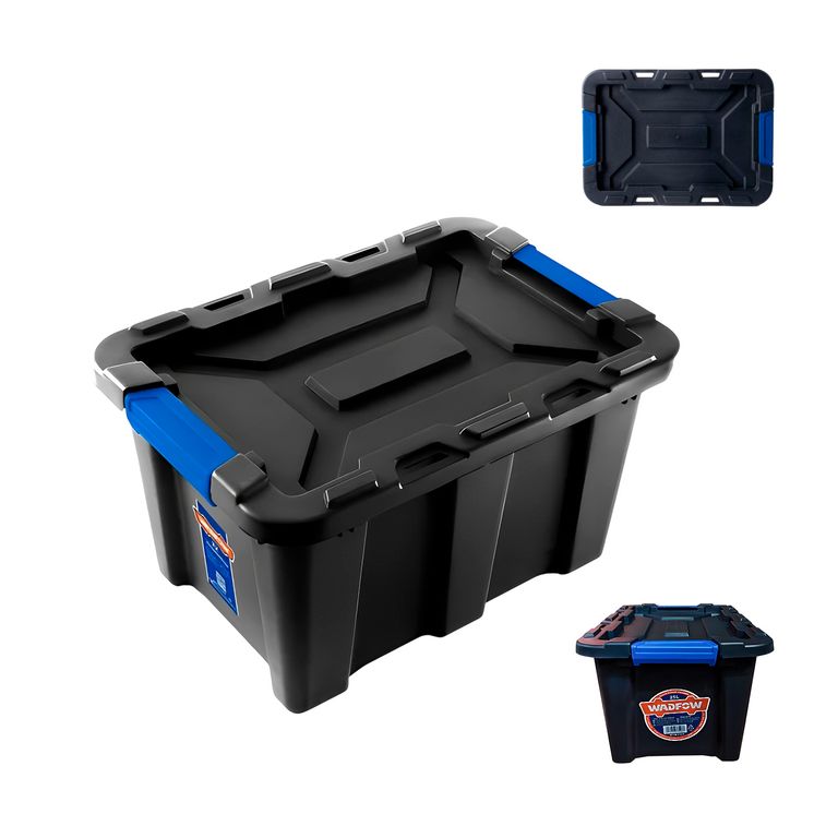 Caja Contenedor Apilable 25l Plástico Pp Wadfow - Wtb3325