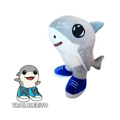 NACIONAL - Peluche Tralalerito Tralala Tiburón Gris- Brainrot Italiano