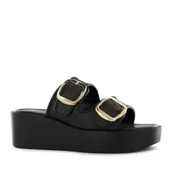 IMPULS - Sandalias Cuña Mujer Adaya07 Negro
