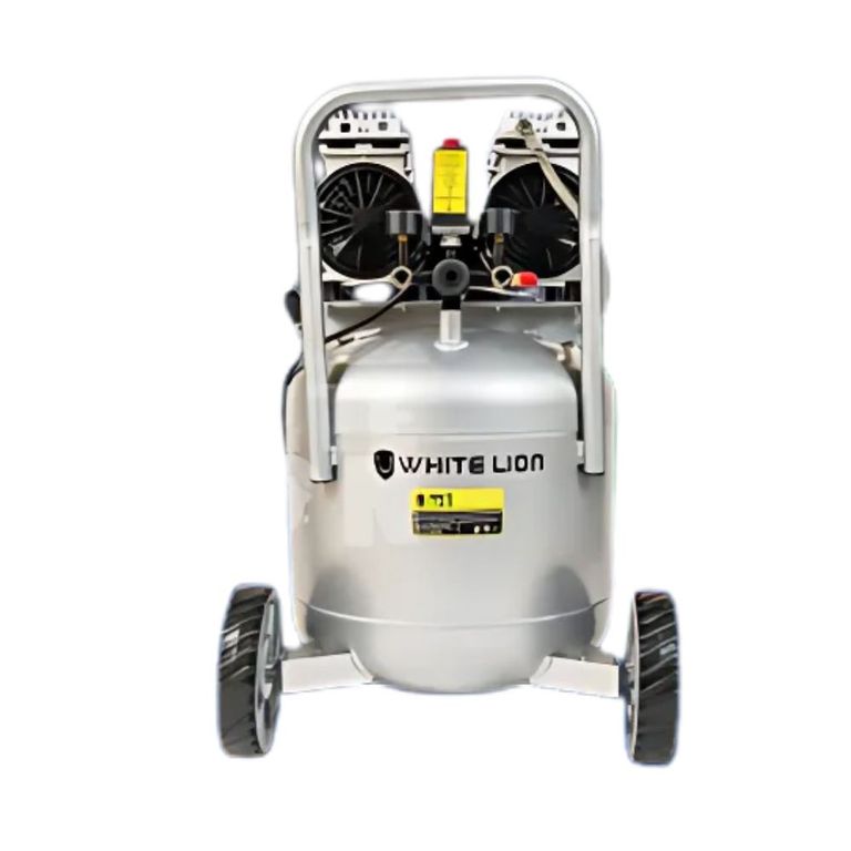 Compresora de Aire 50L Estilo Carretilla White Lion