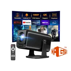 LINK - Proyector HY500 Linkmax 4K UHD MAGISTV Wifi Android 13 6800 Lumenes 200 pulgadas