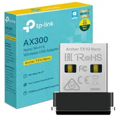 TP LINK - ADAPTADOR USB WIFI 6 TP-LINK ARCHER TX1U NANO