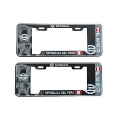 GENERICO - Porta Placa Modelo Europeo Perú Nissan Universal Negro