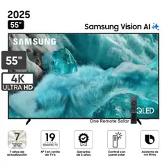 SAMSUNG - Televisor QLED 55 UHD 4K Vision AI Smart TV QN55Q7FAAGXPE