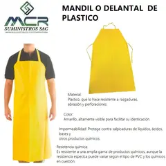 GENERICO - MANDIL O DELANTAL PLASTICO