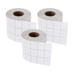 GENERICO - 03 Rollos Etiquetas Adhesivas 30x20mm Transferencia Térmica