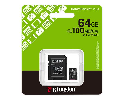 Memoria Micro SD 64GB CANVAS SELECT PLUS 3RA GEN