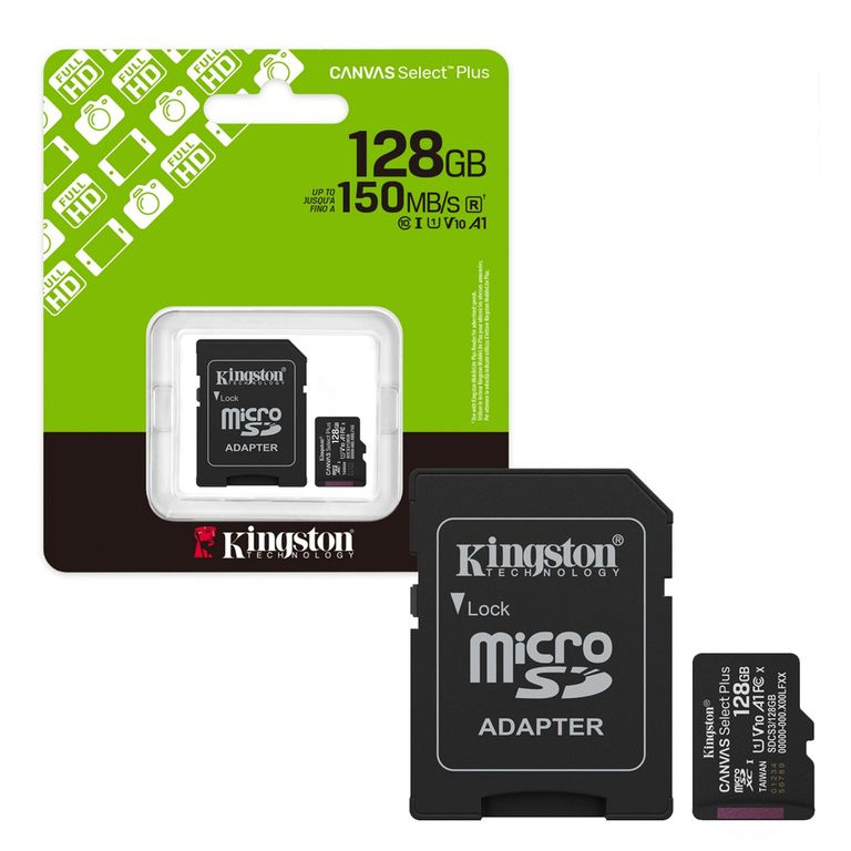 Memoria Micro SD 128GB 3RA GEN 150 MBPS