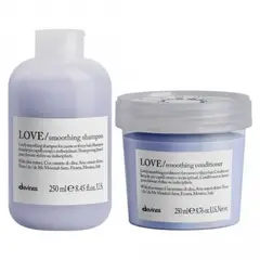 DAVINES - LOVE SMOOTHING – Dúo Shampoo 250 ml + Conditioner 250 ml
