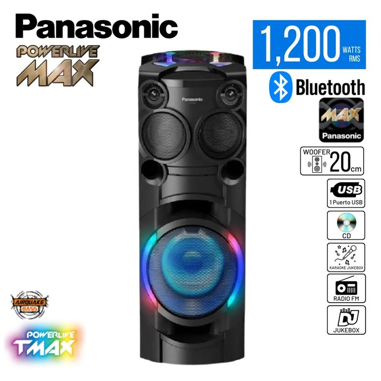Equipo de Sonido SC-TMAX40PUK 1200 Watts - Negro