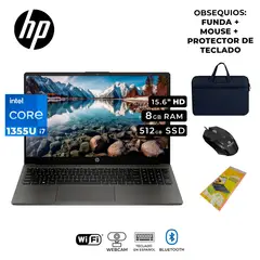 HP - LAPTOP 250 G10 INTEL CORE I7-1355U/ 8GB RAM / 512GB SSD / 15.6