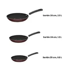 TRAMONTINA - Set De Sartenes X3 27899435 Ritual