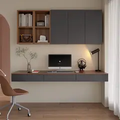 TU MESITA - Escritorio Flotante Herrera Color PlomoCatania