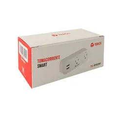 TEROS - TOMACORRIENTE SMART TE-9102W 2 TOMAS 2 USB INALAMBRICO