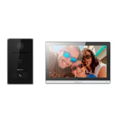 HIKVISION - KIT V-PORTERO MONITOR 7 2MP 60HZ 64KBPS PN HK-DS-KIS608-P