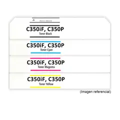 GENERICO - Kit de Toner Compatible Canon C350iF C350P CMYK