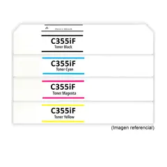 GENERICO - Kit de Toner Compatible Canon C355iF CMYK