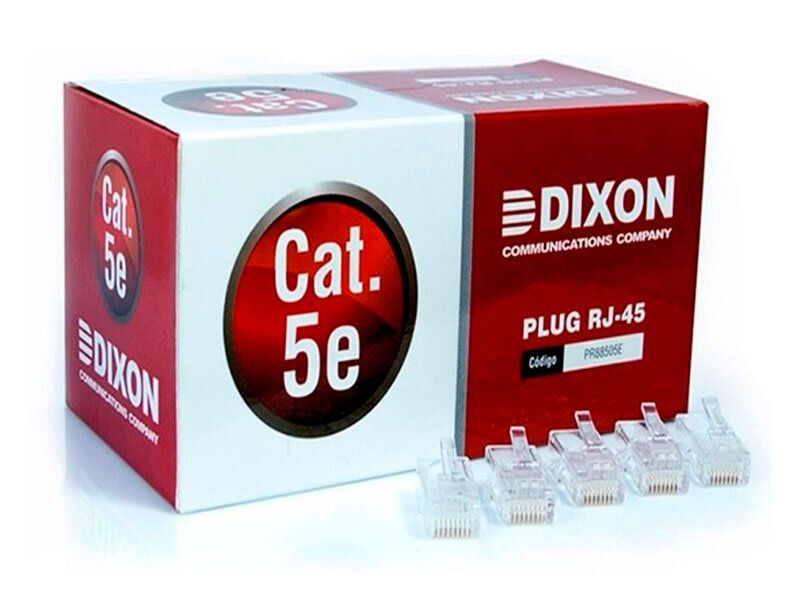 CONECTORES RJ45 CAT-5 X100 UND
