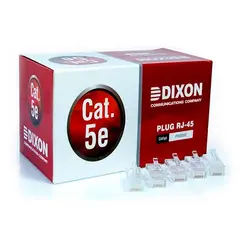 DIXON - CONECTORES RJ45 CAT-5 X100 UND