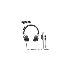 LOGITECH - Audífonos Zone Wired USBUSB-C con micrófono color negro c