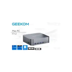 GENERICO - Mini PC GEEKOM iT12 Intel Core i5-12450H 16GB RAM 512GB SSD gráfi