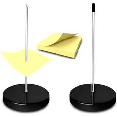 GENERICO - Pincha Papel Para Oficina x 2 pcs Soporte Trincheta