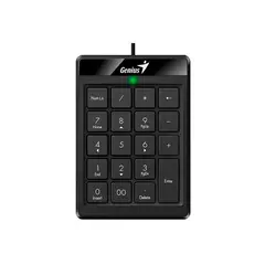 GENIUS - TECLADO NUMERICO NUMPAD 110 TECLAS USB CHOCOLATE NEGRO