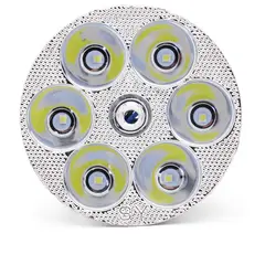 JET - Faro Delantero Redondo 6 LED Alta y Baja 18W 8 cm 12V