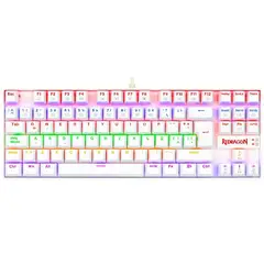 REDRAGON - TECLADO K552-KR KUMARA RAINBOW BLANCO SRED